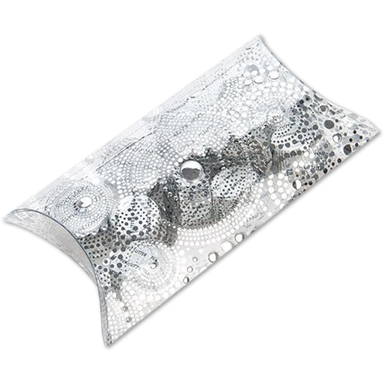 JAM Paper Silver Pillow Boxes, 25ct.
